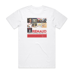 Renaud Lintgrale Des Enregistrements Studio Live 1975 1983 Album Cover T-Shirt White