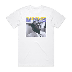 Ray Charles The Very Best Of Ray Charles Album Cover T-Shirt White Ray Charles The Very Best Of Ray Charles Album Cover T-Shirt White