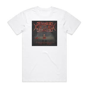 Rendered Helpless Of Blood And Guts Album Cover T-Shirt White Rendered Helpless Of Blood And Guts Album Cover T-Shirt White
