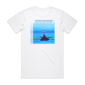Rob Essers Raincolors Album Cover T-Shirt White Rob Essers Raincolors Album Cover T-Shirt White