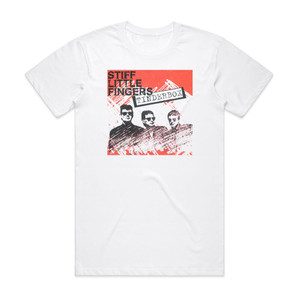 Stiff Little Fingers Tinderbox Album Cover T-Shirt White