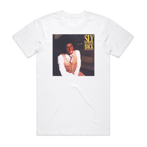 Sly and The Family Stone Back On The Right Track 1 Album Cover T-Shirt White Sly and The Family Stone Back On The Right Track 1 Album Cover T-Shirt White