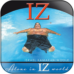 Israel Kamakawiwoole Alone In Iz World Album Cover Sticker