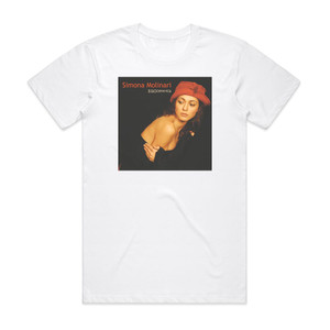 Simona Molinari Egocentrica Album Cover T-Shirt White Simona Molinari Egocentrica Album Cover T-Shirt White