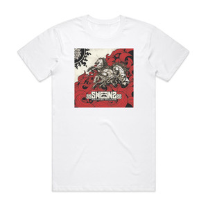 ssSHEENSss Strapping Stallions Album Cover T-Shirt White ssSHEENSss Strapping Stallions Album Cover T-Shirt White