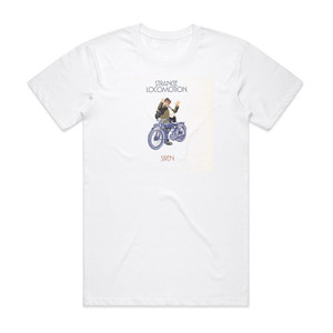 Siren Strange Locomotion Album Cover T-Shirt White Siren Strange Locomotion Album Cover T-Shirt White