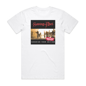 Saving Abel Saving Abel Album Cover T-Shirt White Saving Abel Saving Abel Album Cover T-Shirt White