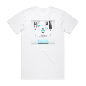 Set It Off Upside Down Album Cover T-Shirt White Set It Off Upside Down Album Cover T-Shirt White