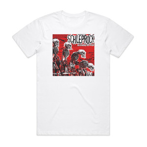 Schleprock Learning To Fall Album Cover T-Shirt White Schleprock Learning To Fall Album Cover T-Shirt White