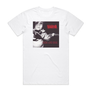 Schleprock Hide And Seek Album Cover T-Shirt White Schleprock Hide And Seek Album Cover T-Shirt White