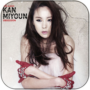 Mi Youn Kan Obsession Album Cover Sticker Mi Youn Kan Obsession Album Cover Sticker