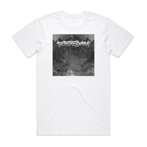 Serene Dark Far From The Light Album Cover T-Shirt White Serene Dark Far From The Light Album Cover T-Shirt White