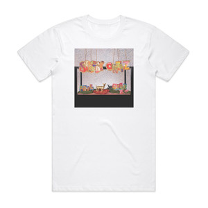 Speedy Ortiz Foil Deer Album Cover T-Shirt White Speedy Ortiz Foil Deer Album Cover T-Shirt White