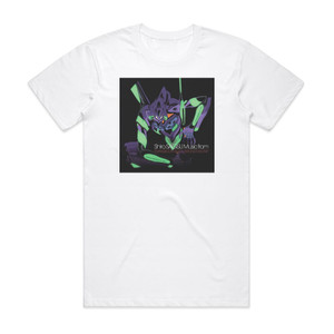 Shiro Sagisu Evangelion10 You Are Not Alone Album Cover T-Shirt White Shiro Sagisu Evangelion10 You Are Not Alone Album Cover T-Shirt White