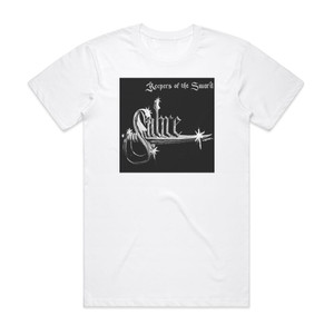 Sabre Keepers Of The Sword Album Cover T-Shirt White Sabre Keepers Of The Sword Album Cover T-Shirt White