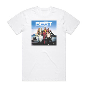 S Club The Best Of S Club 7 Album Cover T-Shirt White S Club The Best Of S Club 7 Album Cover T-Shirt White