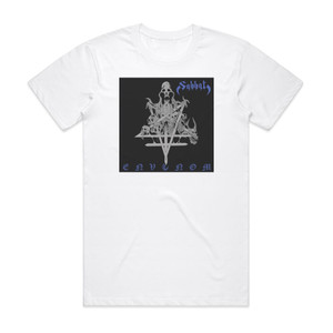 Sabbat Envenom Album Cover T-Shirt White Sabbat Envenom Album Cover T-Shirt White