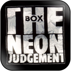 The Neon Judgement The Box Album Cover Sticker The Neon Judgement The Box Album Cover Sticker