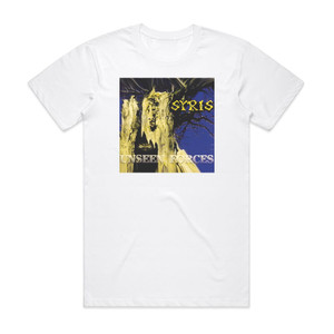 Syris Unseen Forces Album Cover T-Shirt White Syris Unseen Forces Album Cover T-Shirt White
