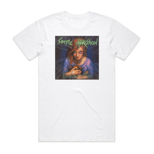 Simple Aggression Formulations In Black Album Cover T-Shirt White