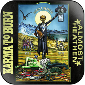 Karma to Burn Almost Heathen Album Cover Sticker