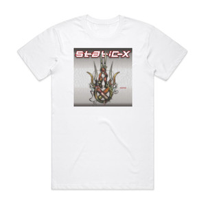 Static-X Machine Album Cover T-Shirt White Static-X Machine Album Cover T-Shirt White
