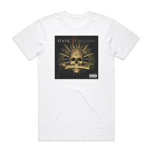 Static-X Cannibal Album Cover T-Shirt White