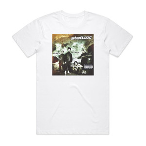 Static-X Beneath Between Beyond Album Cover T-Shirt White