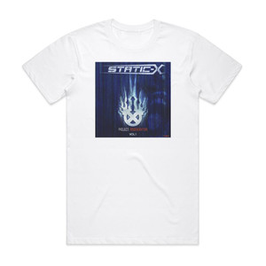 Static-X Project Regeneration 1 Album Cover T-Shirt White Static-X Project Regeneration 1 Album Cover T-Shirt White