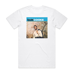 Sam Cooke Sam Cooke Album Cover T-Shirt White Sam Cooke Sam Cooke Album Cover T-Shirt White