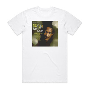 Sam Cooke Night Beat 1 Album Cover T-Shirt White