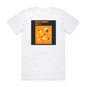 Stan Getz Getzgilberto 1 Album Cover T-Shirt White Stan Getz Getzgilberto 1 Album Cover T-Shirt White
