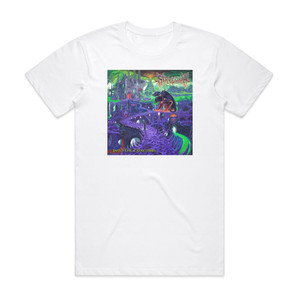 Strychnia Into The Catacombs Album Cover T-Shirt White Strychnia Into The Catacombs Album Cover T-Shirt White