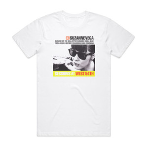Suzanne Vega Sessions At West 54Th Album Cover T-Shirt White