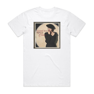 Suzanne Vega Beauty Crime Album Cover T-Shirt White Suzanne Vega Beauty Crime Album Cover T-Shirt White
