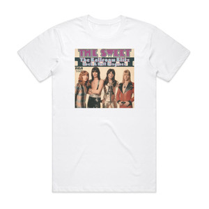 Sweet The Ballroom Blitz Album Cover T-Shirt White Sweet The Ballroom Blitz Album Cover T-Shirt White