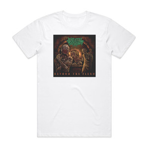 Skeletal Remains Beyond The Flesh Album Cover T-Shirt White Skeletal Remains Beyond The Flesh Album Cover T-Shirt White