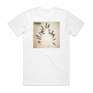 Sparta Threes Album Cover T-Shirt White Sparta Threes Album Cover T-Shirt White