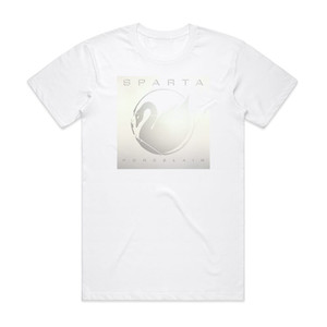 Sparta Porcelain Album Cover T-Shirt White Sparta Porcelain Album Cover T-Shirt White