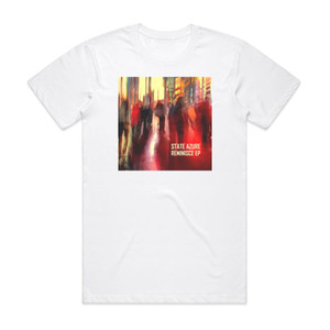State Azure Reminisce Ep Album Cover T-Shirt White State Azure Reminisce Ep Album Cover T-Shirt White