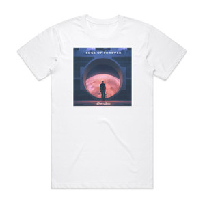 State Azure Edge Of Forever Album Cover T-Shirt White State Azure Edge Of Forever Album Cover T-Shirt White