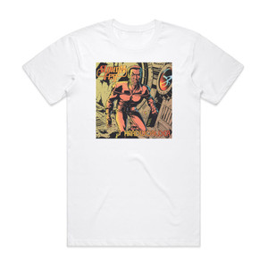 Slough Feg Hardworlder Album Cover T-Shirt White Slough Feg Hardworlder Album Cover T-Shirt White