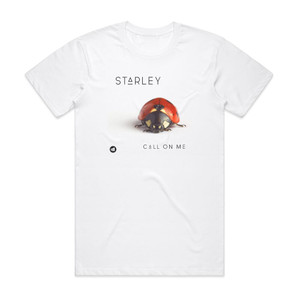 Starley Call On Me Album Cover T-Shirt White Starley Call On Me Album Cover T-Shirt White