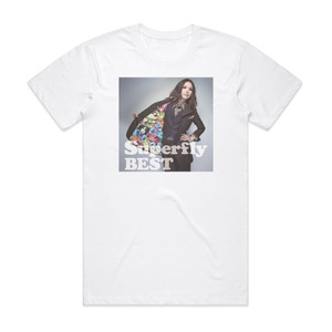 Superfly Superfly Best Album Cover T-Shirt White Superfly Superfly Best Album Cover T-Shirt White
