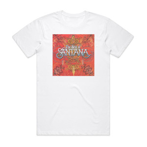 Santana The Best Of Santana 1 Album Cover T-Shirt White