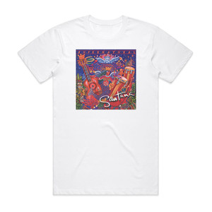 Santana Supernatural Album Cover T-Shirt White