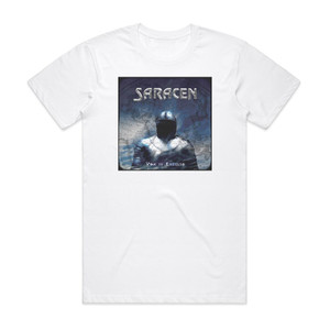Saracen Vox In Excelso Album Cover T-Shirt White Saracen Vox In Excelso Album Cover T-Shirt White