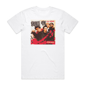 Sum 41 Still Waiting 2 Album Cover T-Shirt White Sum 41 Still Waiting 2 Album Cover T-Shirt White