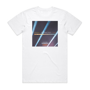 Sasha Refracted Live Album Cover T-Shirt White Sasha Refracted Live Album Cover T-Shirt White