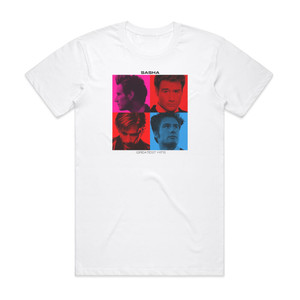 Sasha Greatest Hits Album Cover T-Shirt White Sasha Greatest Hits Album Cover T-Shirt White